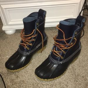 Blue L.L. Bean Bean Boots